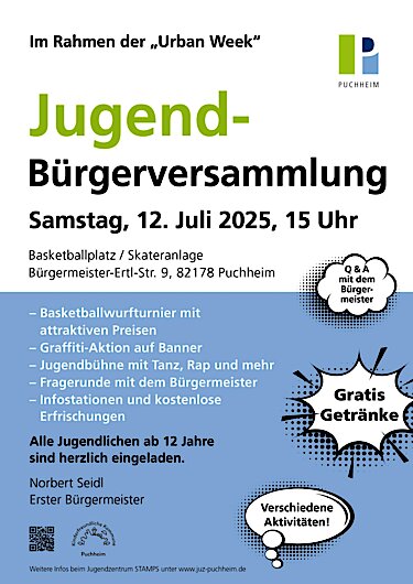 Jugendbürgerversammlung 2025 Plakat